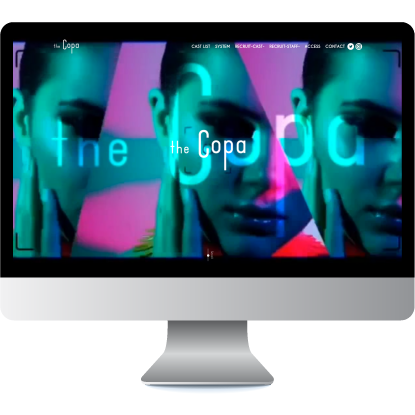 コパ川崎のウェブサイトモック